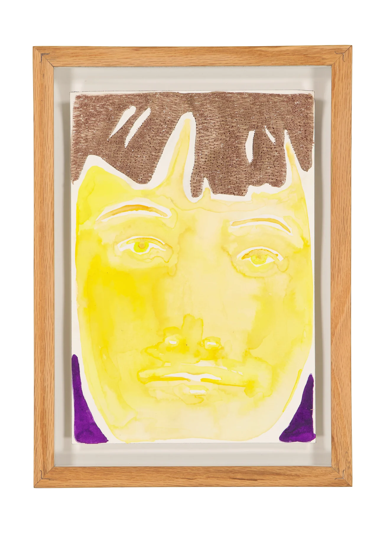 Tendres Boutons 3, 2024. Watercolor and embroidery on Arches paper. 18 x 26 cm. Margaux Derhy